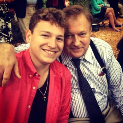 Leland Ingham Keyser’s former husband, Bob Beckel with her son Alex.